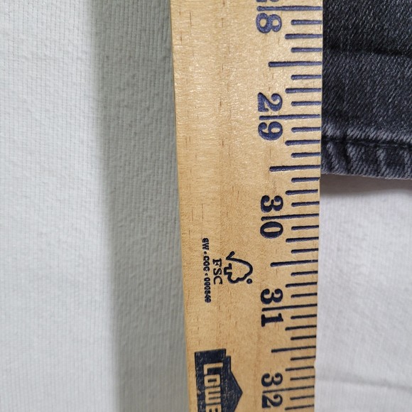 Abercrombie & Fitch Jeans Men 28x30 Langdon Skinny Stretch Dark Wash Black Denim - Picture 8 of 9